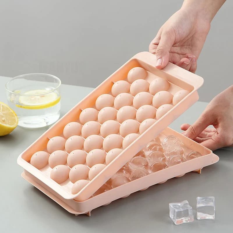 33-Cavity Hockey Ice Cube Tray