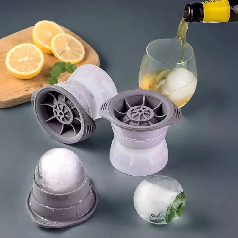 2-Pack Spherical Ice Hockey Mold