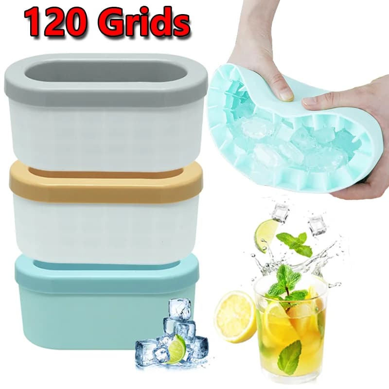 Round Silicone Ice Bucket