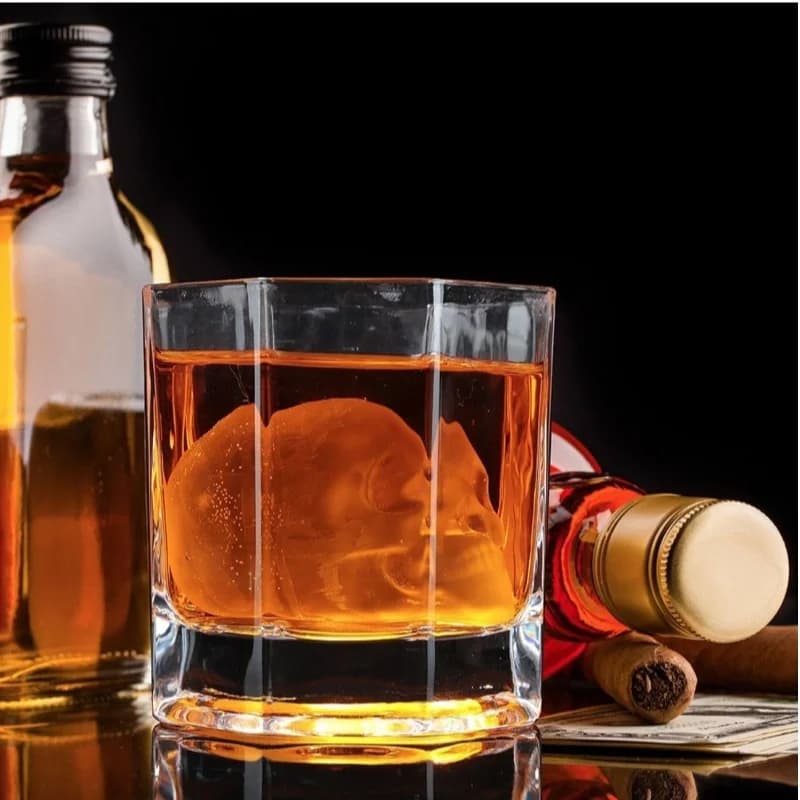 3D Skull Ice Ball Mold