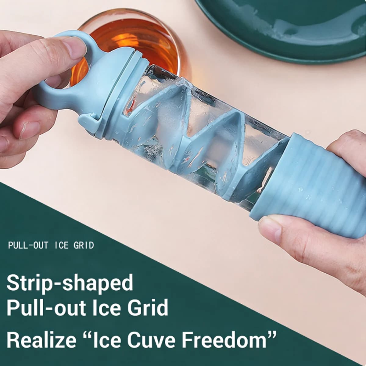 Long Strip Ice Cube Tray