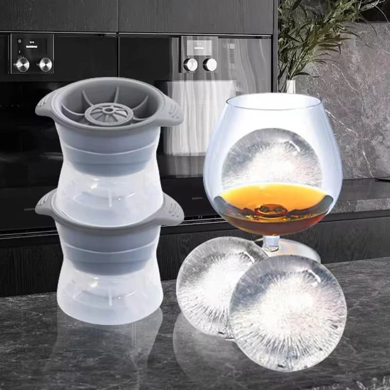 2-Pack Spherical Ice Hockey Mold