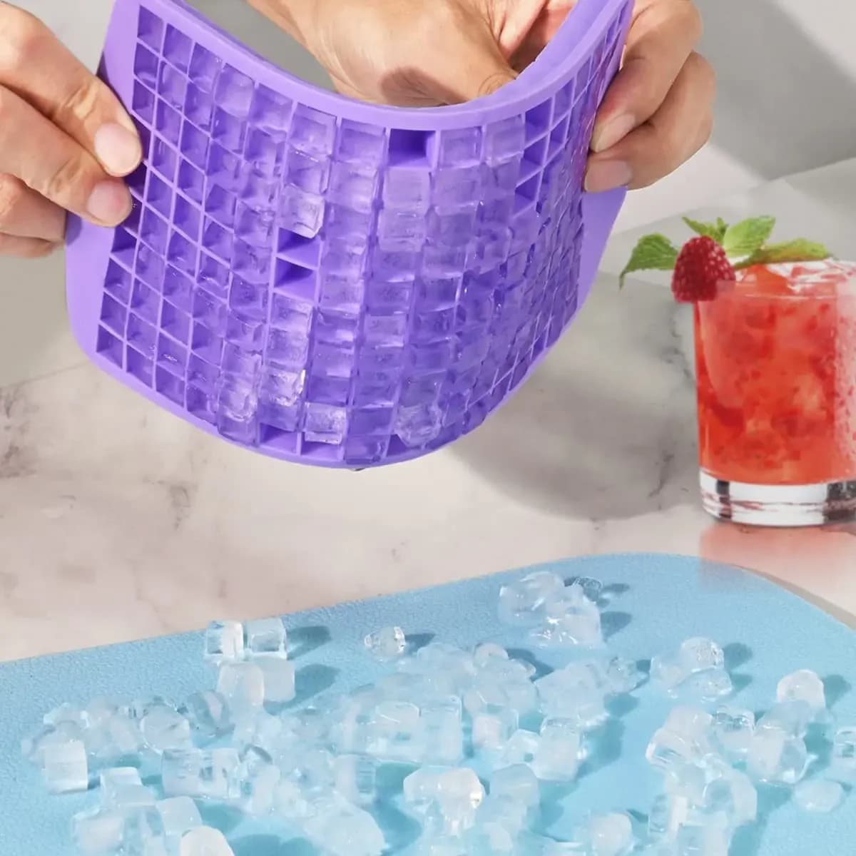 160-Grid Mini Ice Cube Tray