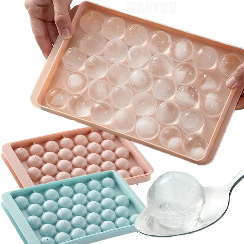 33-Cavity Hockey Ice Cube Tray