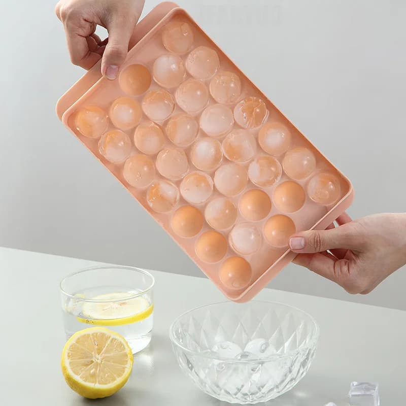 33-Cavity Hockey Ice Cube Tray